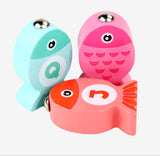 Jeux de pêche à la ligne - Jeux, puzzle, Montessori, éveil, jouet en bois bébé