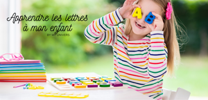 Apprendre les lettres à mon enfant, enseigner des lettres sur un tableau effaçable à sec